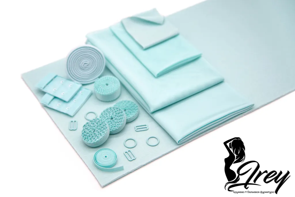 Бельевая фурнитура цвета ментол в IreyLace