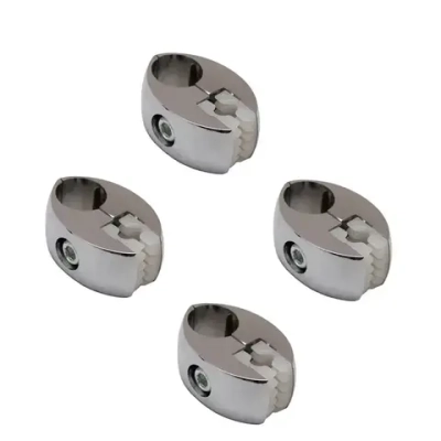 Держатель стекла или полок для труб 25мм Joker R7 хром 4 шт