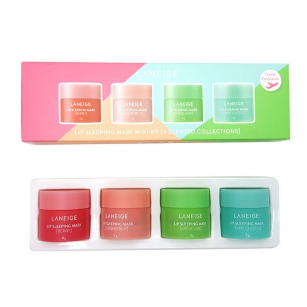 Laneige lip sleeping mask mini kit - Набор ночных масок для губ