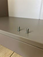 Шкаф для одежды, 79х35х185, Индра, распашной, в прихожую и ванную, МДФ, серый, Dipriz