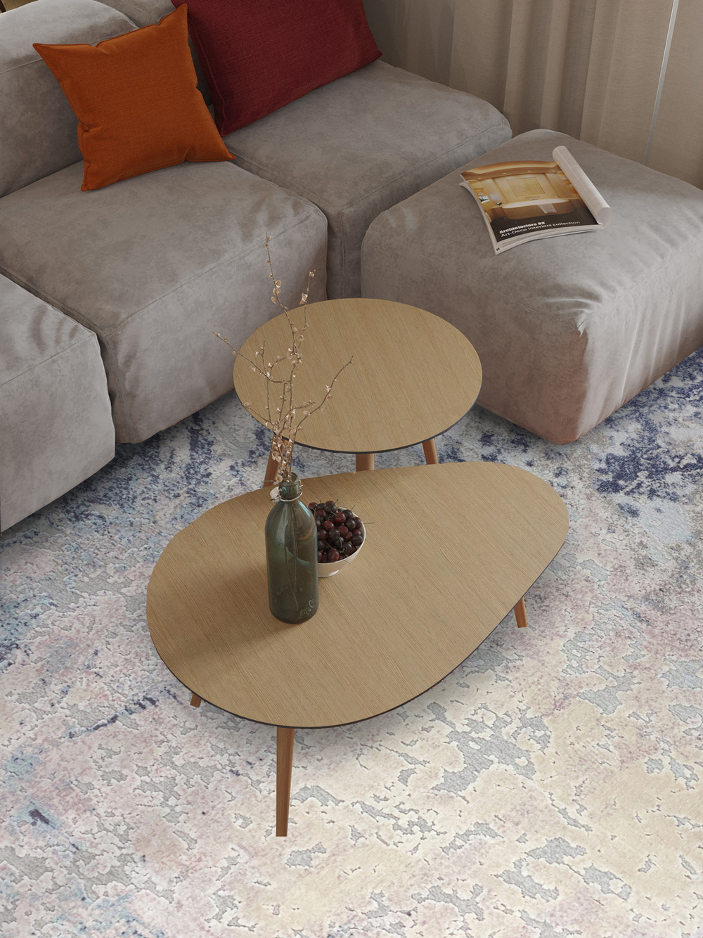 Ковер 160х230 Garda Decor Granite 97-GRANITE