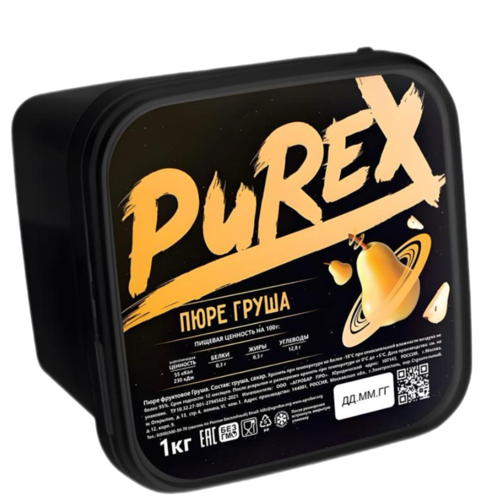 Пюре замороженное Груша «PUREX» 1 кг
