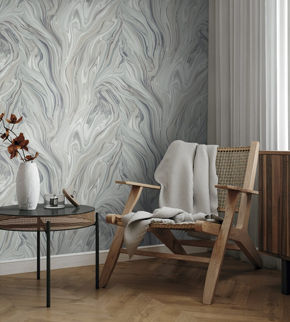 Обои R170115 Indigo Grandeco