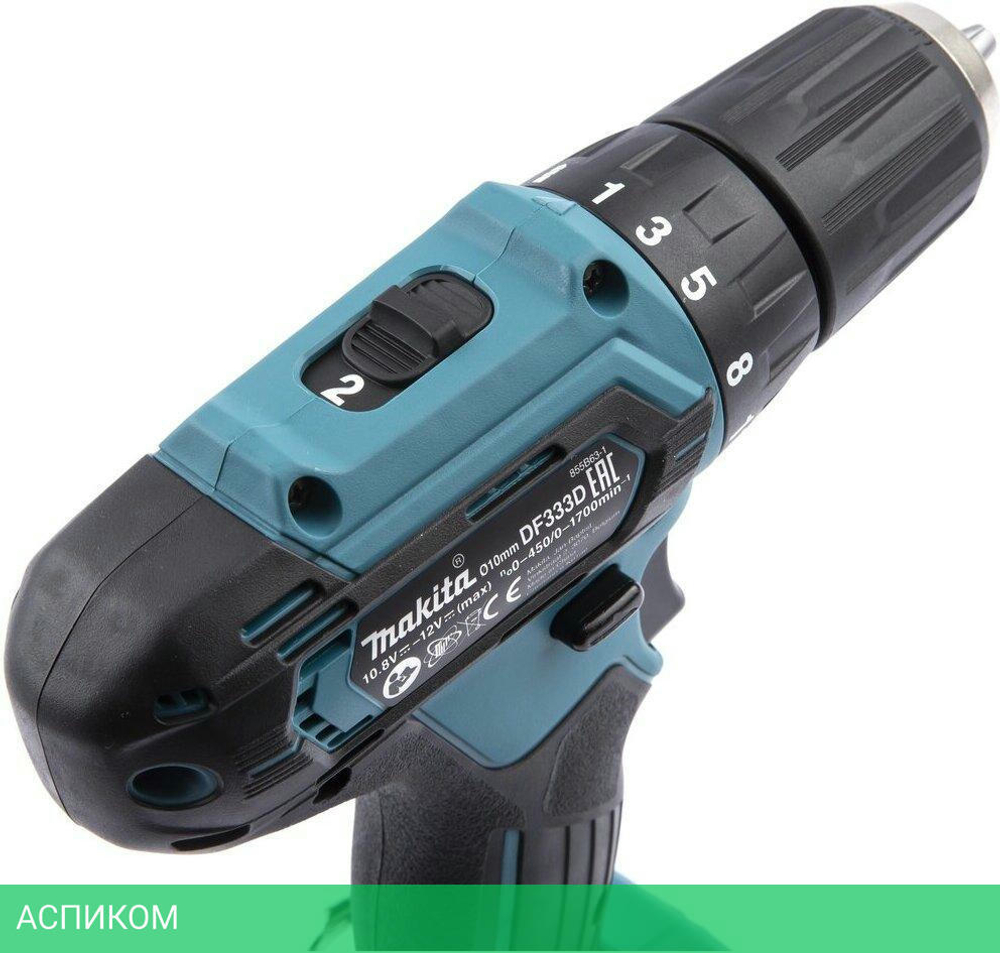 Дрель-шуруповерт Makita DF333DWAE