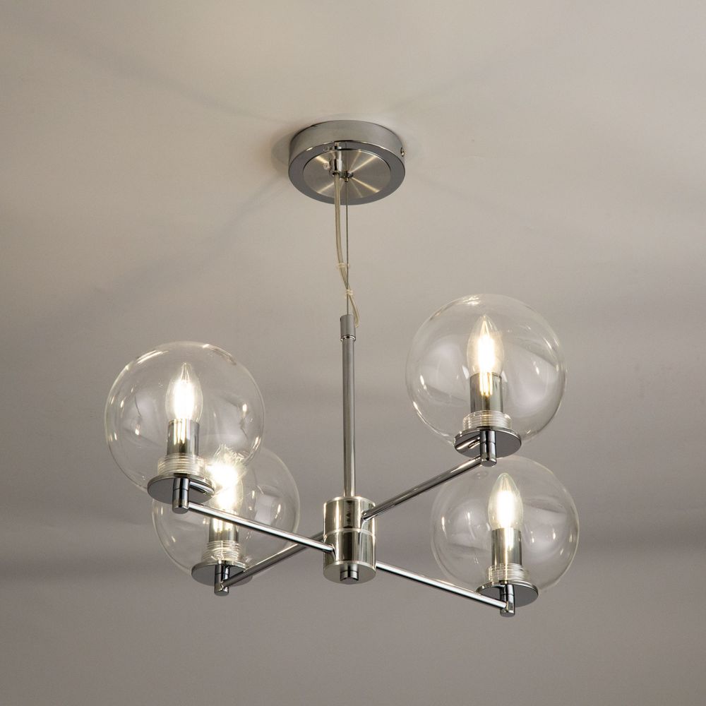 Citilux Галлен CL240141 Люстра подвесная Хром