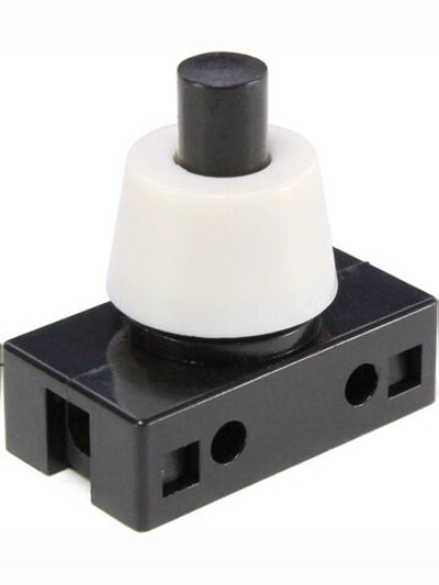 Кнопка с фиксацией для настольной лампы, торшера, бра PBS-18 ON-OFF 1A 250V