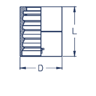Муфта DN 32 2SN (с зачисткой)