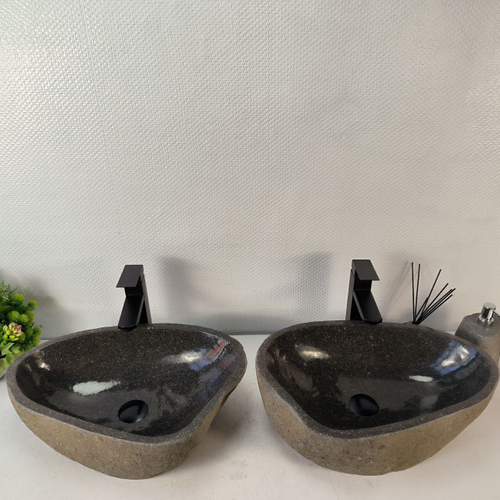 Раковина из речного камня ПАРА! RS-65360 52*35*15 0865