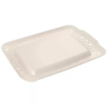 Доска разделочная Универсальная 3-в-1 (Сушилка, Поддон) 350*265*30 мм, Бежевый