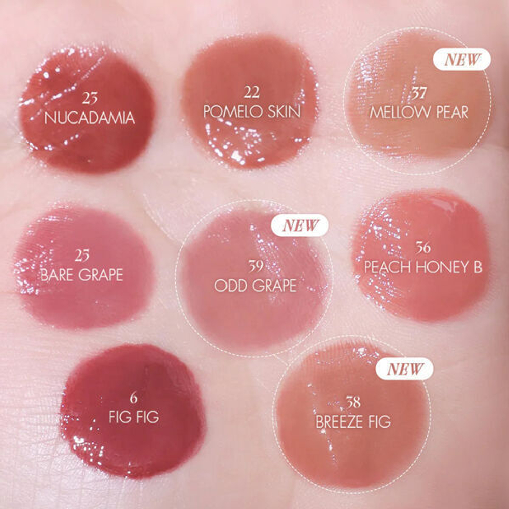 Сочный стойкий глянцевый тинт для губ Rom&Nd Juicy Lasting Tint #23 Nucadamia, 5.5гр