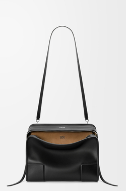Loewe Большая сумка Amazona 180 из мягкой телячьей кожи, черный
