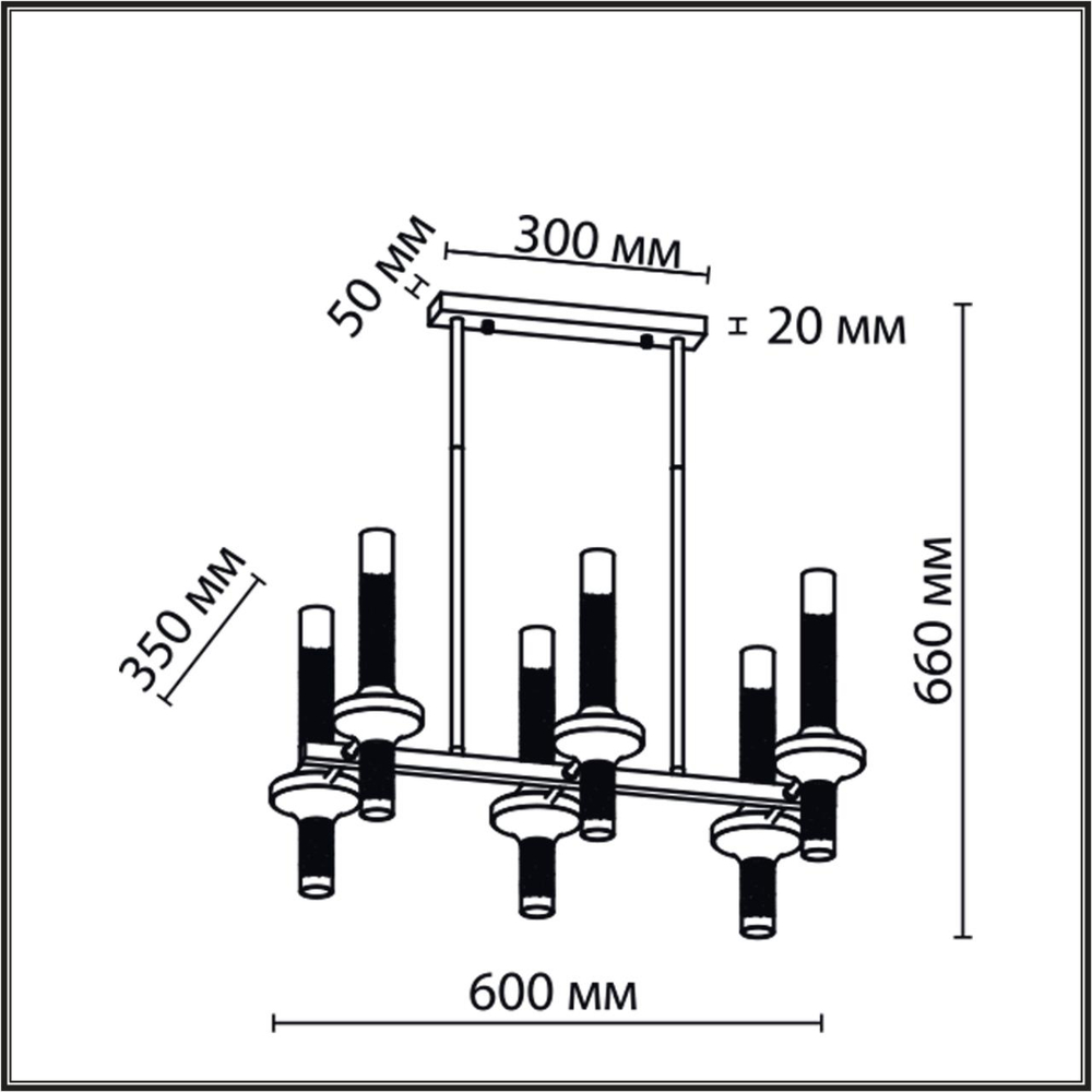 8112/12 NEOCLASSI LN26 096 черный/бронза/прозрачный, металл/стекло Люстра потолочная G9 12*30W 220V TAMARESA
