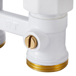 Узел нижнего подключения Royal Thermo прямой 1/2quot;х3/4quot; EK (белый)