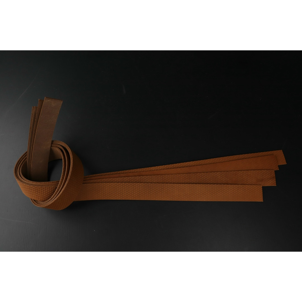 Ременная заготовка коньяк + Плита Древний узор