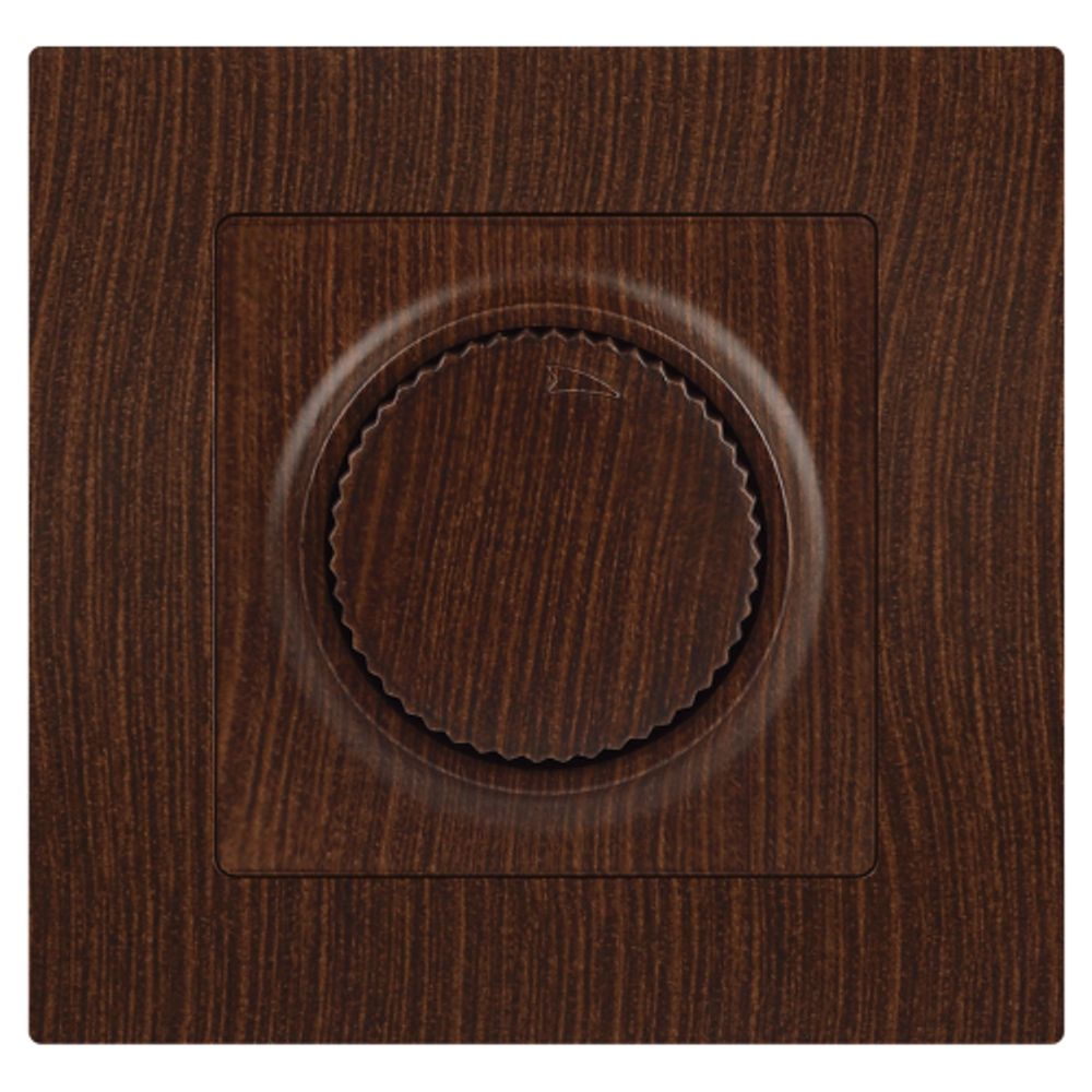 Светорегулятор Intro Accent 6-401-10 поворотный, 600Вт 230В, IP20, СУ, венге | Intro