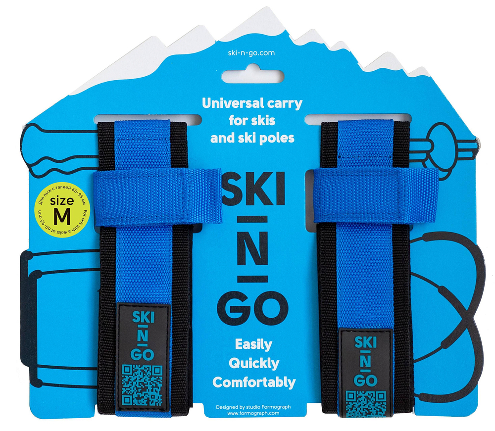 SKI-N-GO связки для горных лыж  643VZ-TL17 red green blue yellow 60-95 M