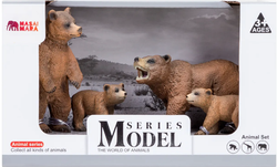 Игровой набор Masai Mara семья медведей, серия Мир диких животных