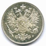 50 пенни 1916 год (S). Россия для Финляндии. UNC