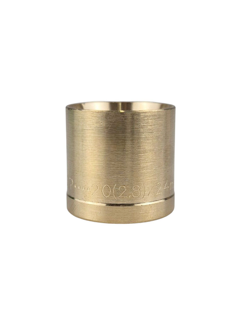 Гильза аксиальная, латунь,20, желтый, RTP (300/10)