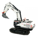 Радиоуправляемый экскаватор белый HUI NA TOYS масштаб 1:14 2.4G - HN1594-WHITE