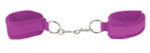 Фиолетовые наручники Velcro Cuffs Purple (Цвет: фиолетовый)