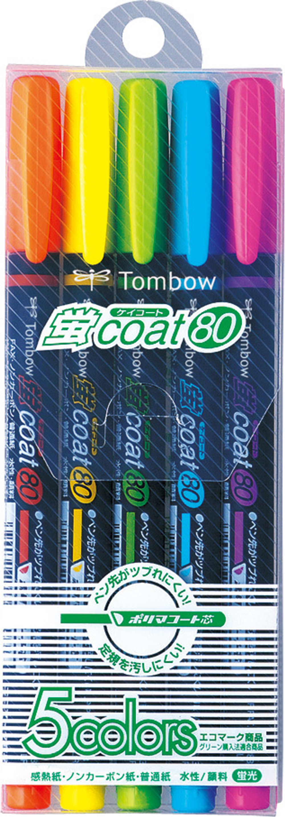 Текстовыделители Tombow 蛍coat80