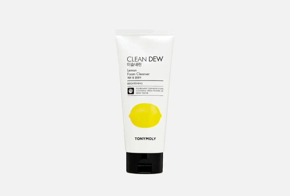 Tony Moly Пенка для умывания с экстрактом лимона Clean Dew Lemon Foam Cleanser
