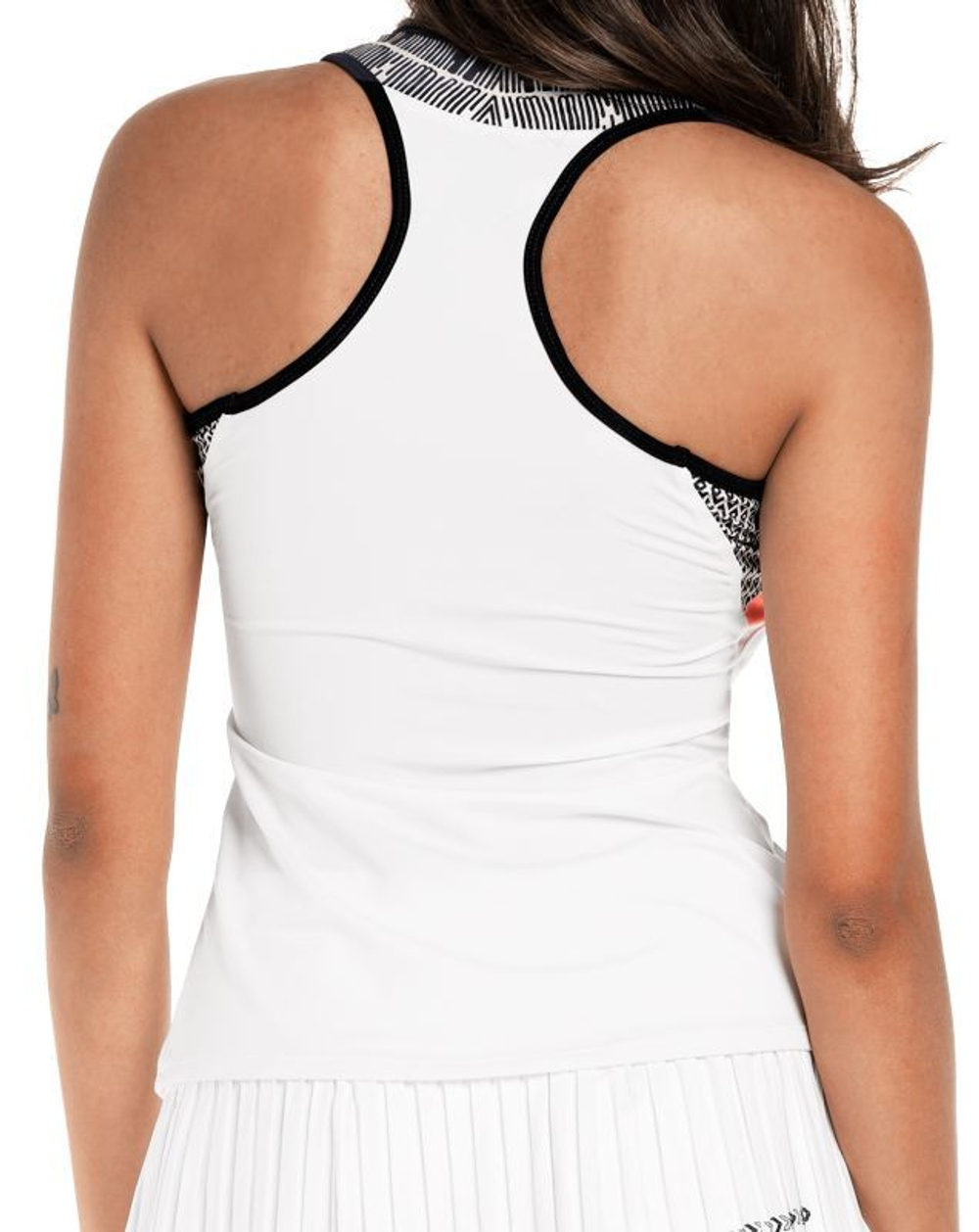 Женский топ теннисный Lucky in Love Santa FE Glow Long Live Summer Tank - midnight