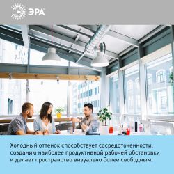 Лампа светодиодная ЭРА RED LINE LED POWER T100-40W-6500-E27/E40 R E27/E40 R 40 Вт колокол холодный белый свет | Лампы cветодиодные POWER