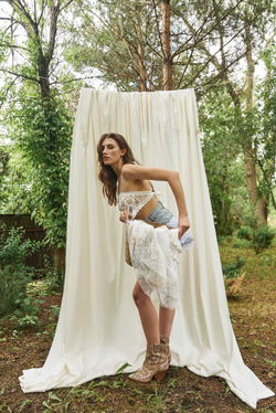 Топ-косынка из шитья