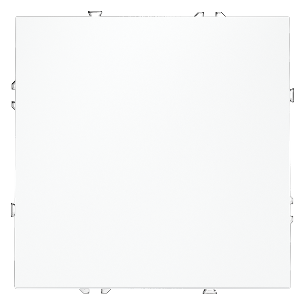 Выключатель с самовозвратом встраиваемый VOLTUM S70 одноклавишный 10А, (белый матовый)