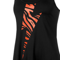 Женская теннисное платье Hydrogen Tech Tiger Dress Women - Black, Orange