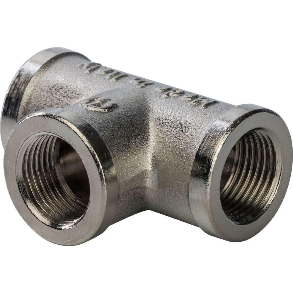 Тройник ВР никелированный     3/8"