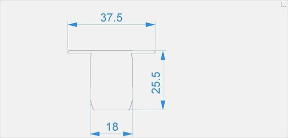 Заглушка Deko-Light End Cap P-ET-03-10 Set 2 pcs 978261