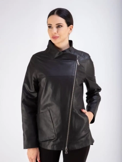 Кожаная куртка демисезонная косуха