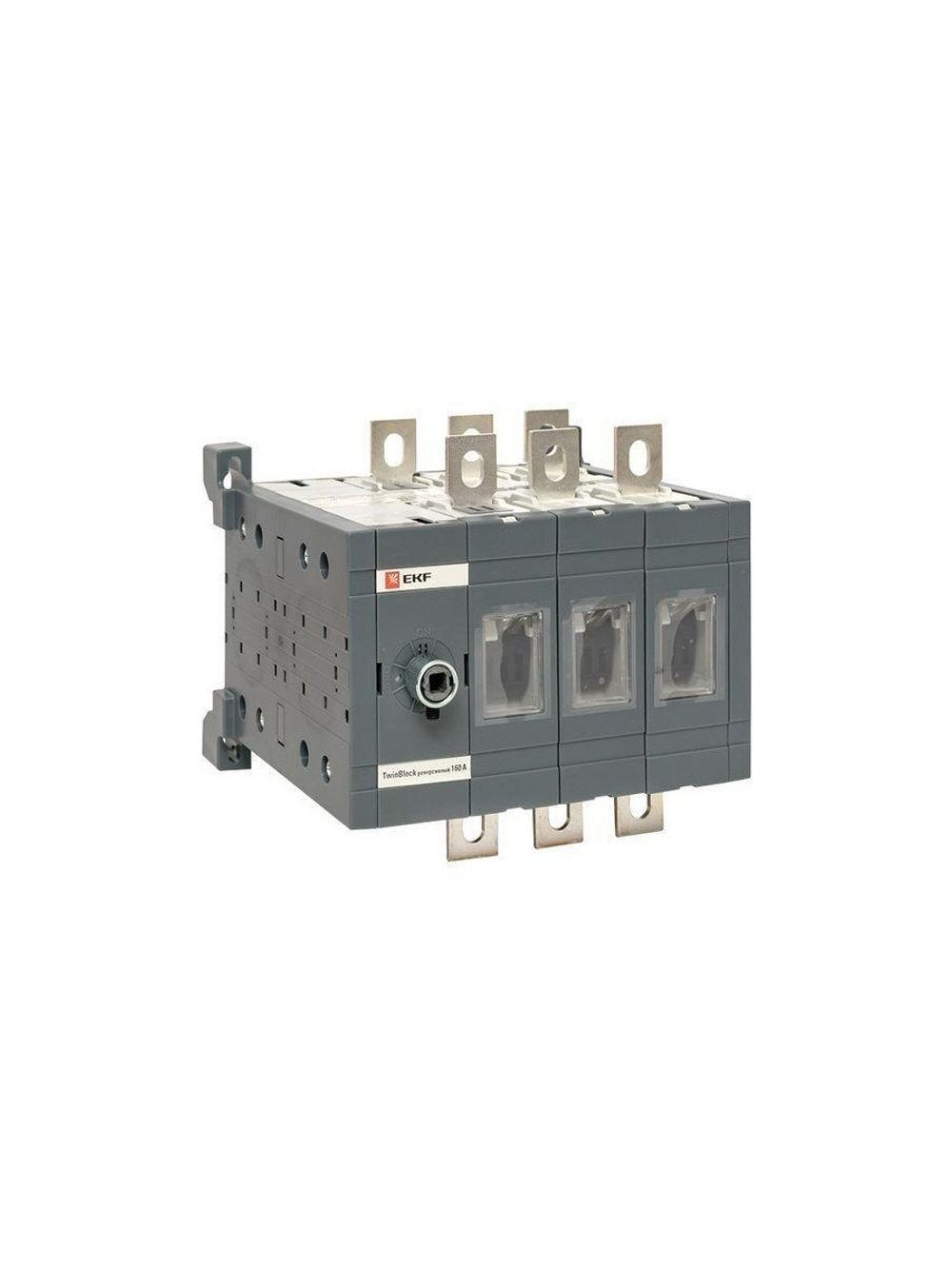 Рубильник 3п 160А реверсивный без рукоятки управления TwinBlock EKF tb-s-160-3p-rev