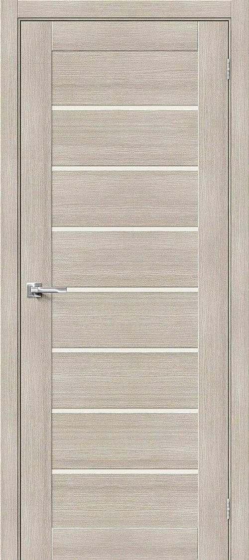 Дверь Браво-22 / Цвет Cappuccino / Стекло Magic Fog / Двери Браво