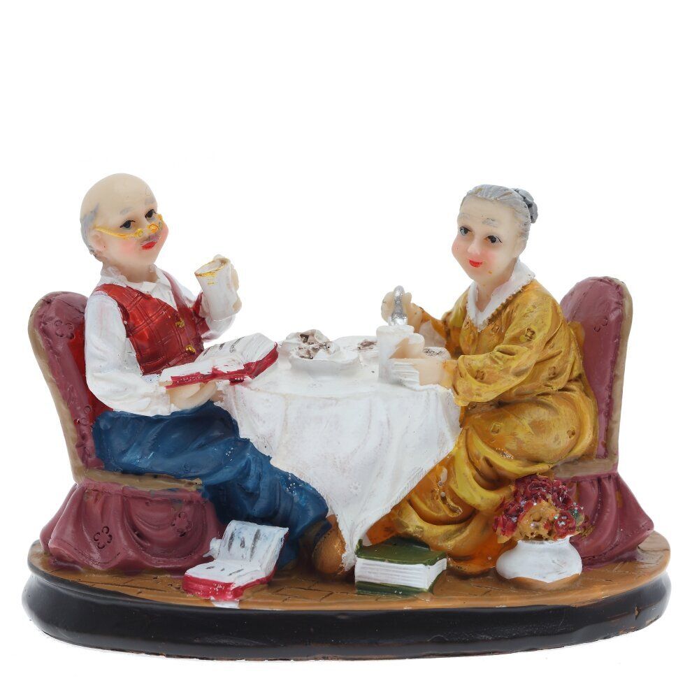 GAEM Фигурка декоративная "Бабушка с дедушкой", L11 W6 H8 см