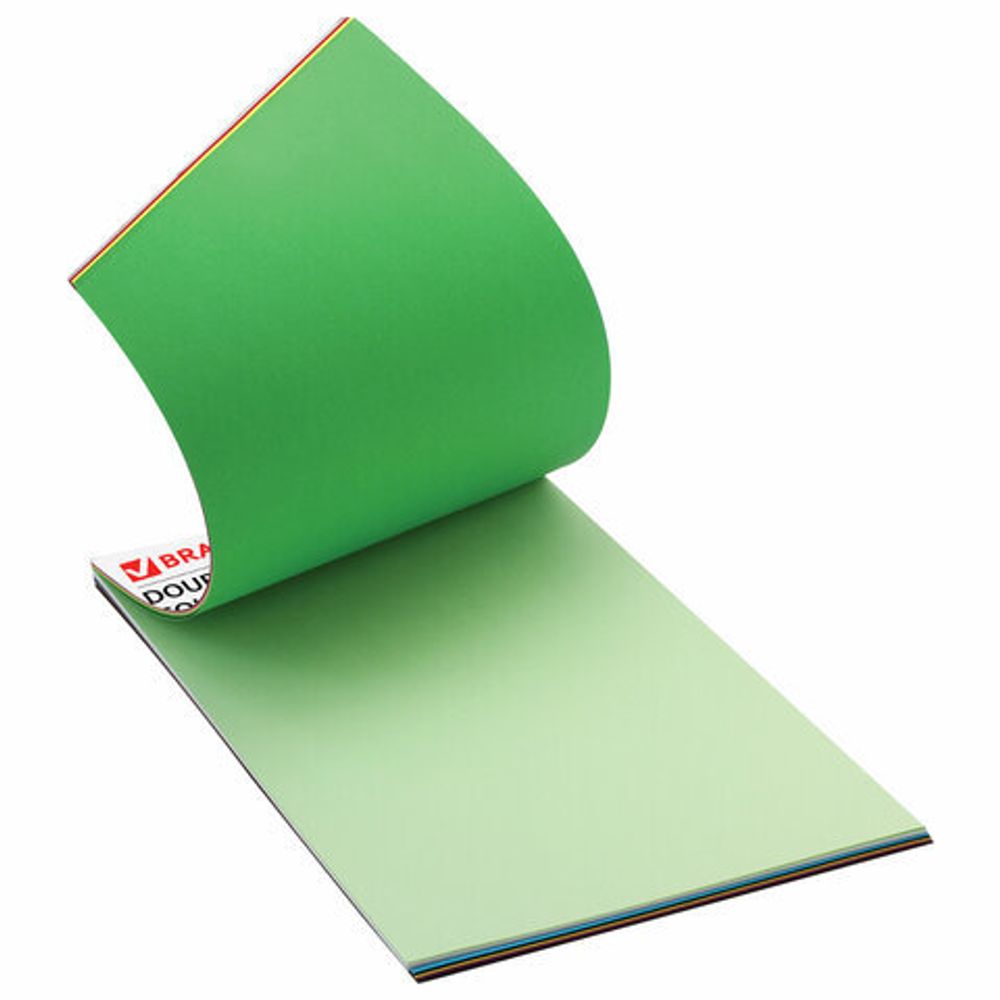 Картон цветной А4 ТОНИРОВАННЫЙ В МАССЕ, 48 листов 12 цветов, склейка, 180 г/м2, BRAUBERG, 210х297 мм, 124744