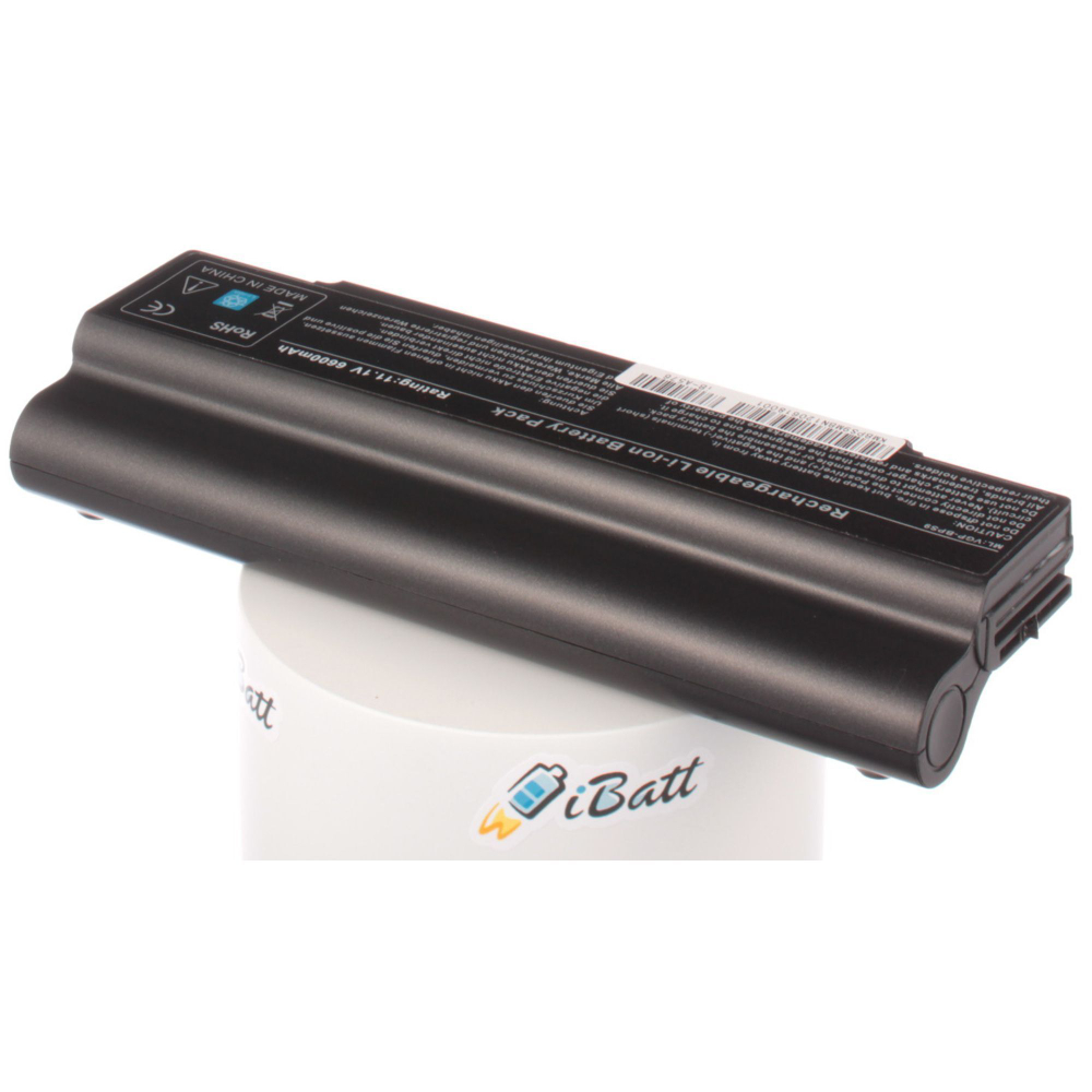 Аккумулятор iBatt 6600mAh, для VGP-BPS9 VGP-BPS9A VGP-BPL9