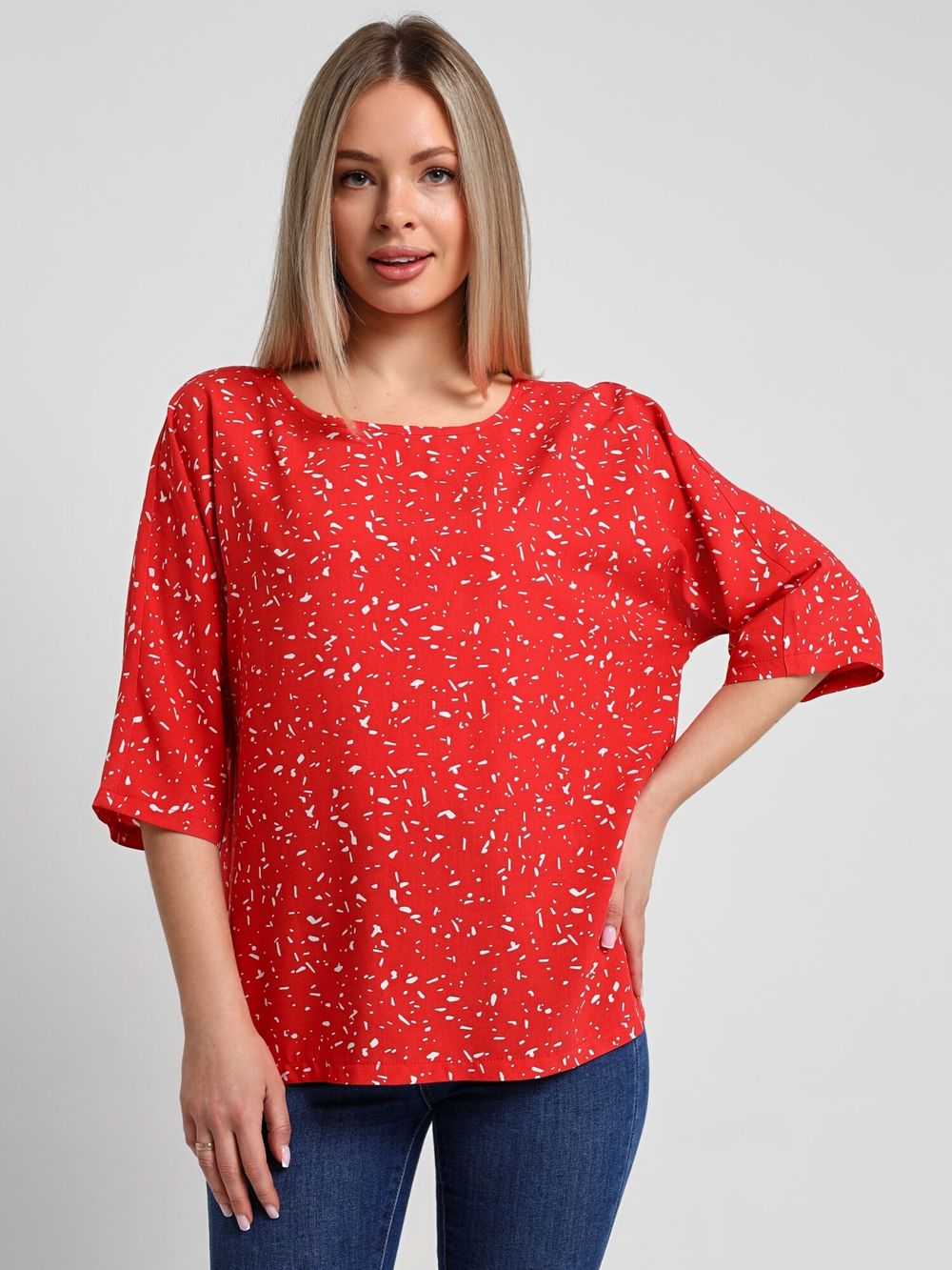Блузка Долина-3 Виотекс КРАСНЫЙ