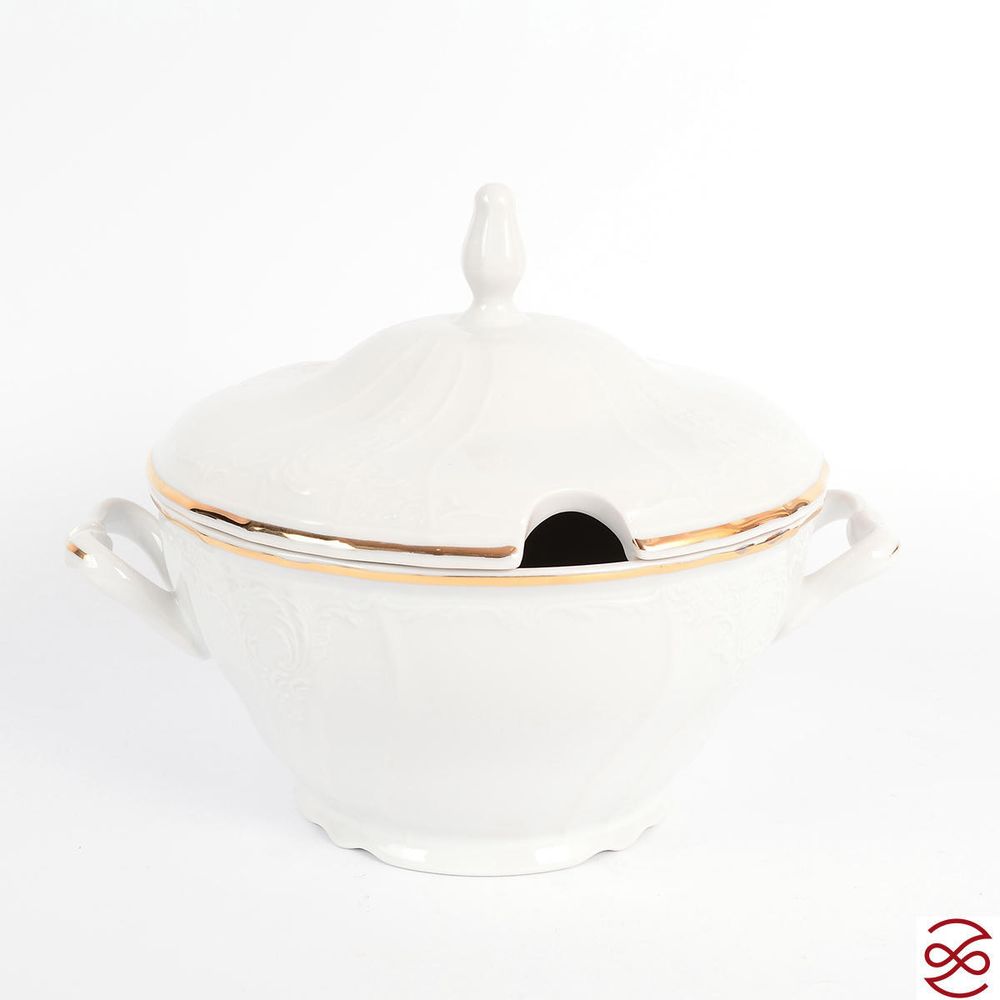 Столовый сервиз на 6 персон Bernadotte Белый узор 26 предметов