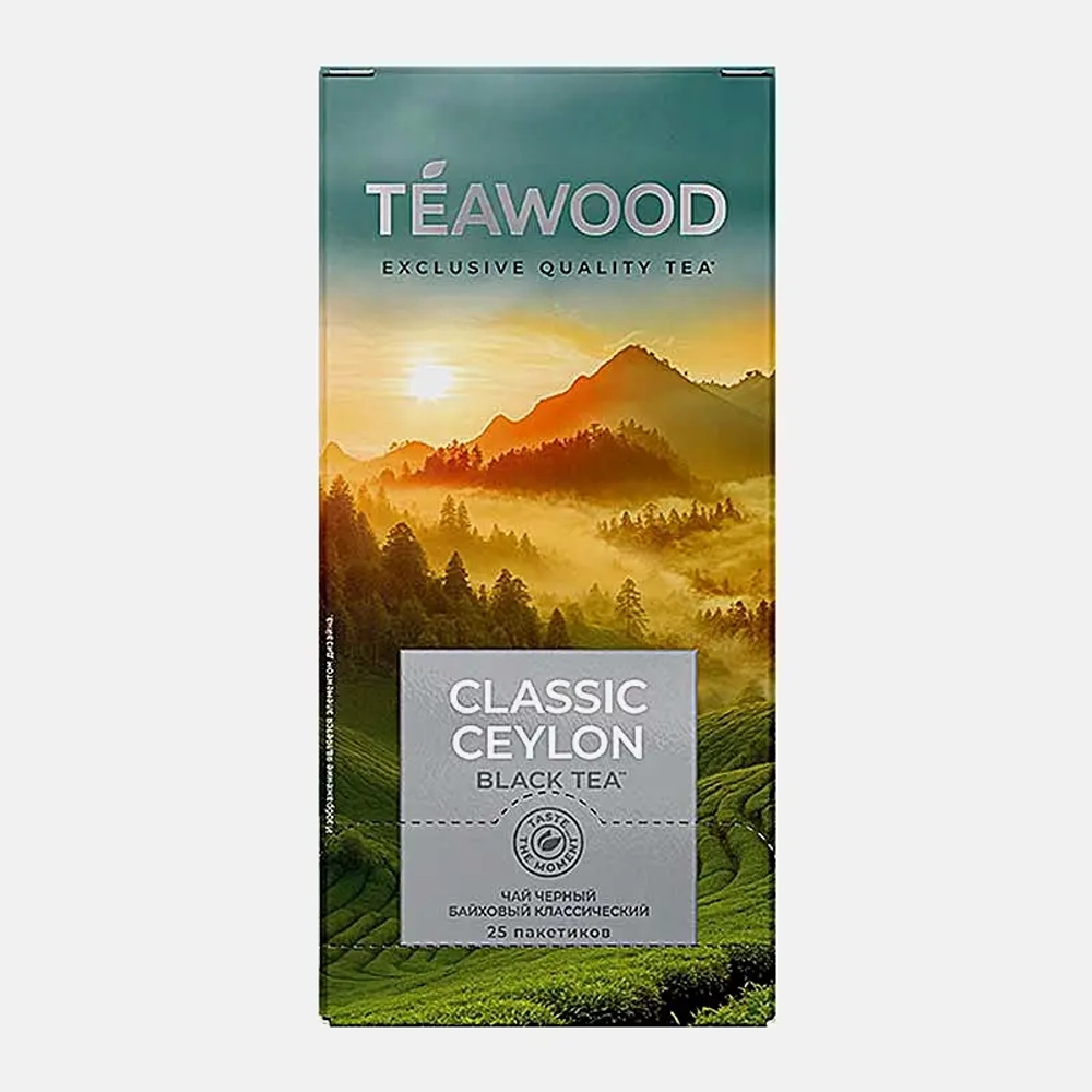 Черный чай Teawood Classic Ceylon 25пак 50г