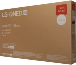 Телевизор LED LG 43" 43QNED70A6A.ARUG черный титан 4K Ultra HD 60Hz DVB-T DVB-T2 DVB-C DVB-S DVB-S2 USB WiFi Smart TV (RUS)