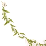 Украшение новогоднее «Сияющий папоротник» 1,80 м, Салатовый