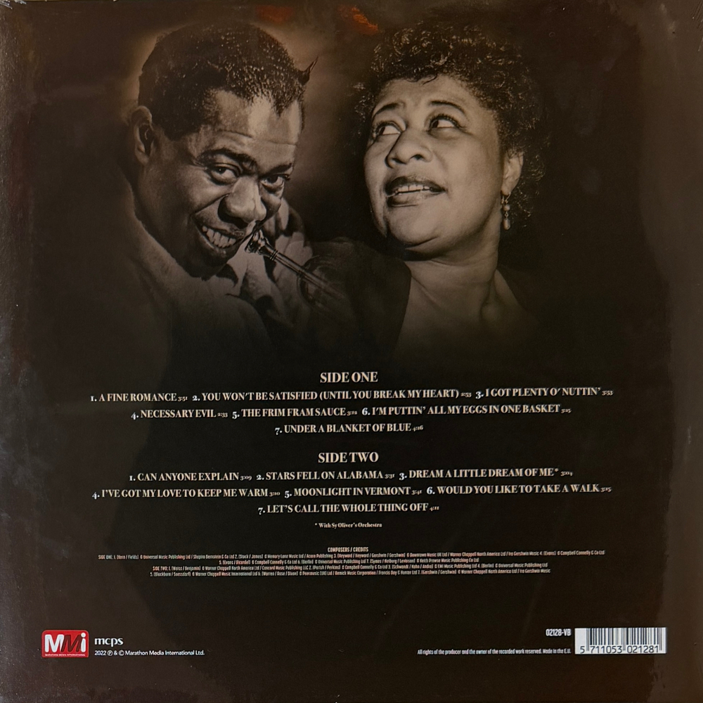 Ella Fitzgerald, Louis Armstrong – A Fine Romance (Европа 2019г.) Т