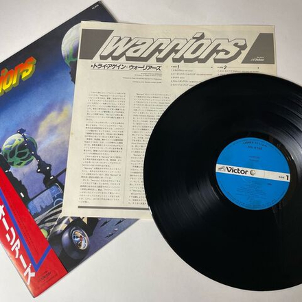 Винтажная виниловая пластинка LP Warriors Try Again (Japan 1985) (Obi)