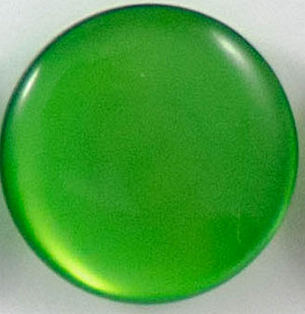 пуговица зеленый2 11мм/18Lмм пластик, перламутр, на ножке NE67