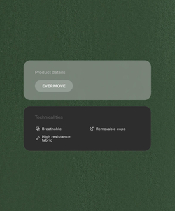 Oysho Топ Evermove без рукавов, зеленый