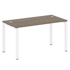 Metal System Стол письменный на П-образном м/к БП.СП-3 Вяз Благородный/Металл Белый 1400*720*750